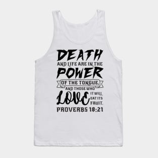 Proverbs 18:21 Tank Top